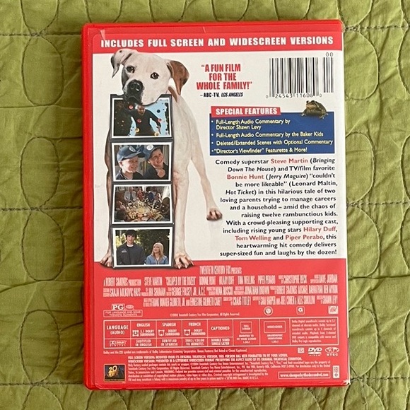 EUC “Cheaper by the Dozen” DVD 2003 Comedy movie is a remake of the 1950 film - Picture 4 of 5